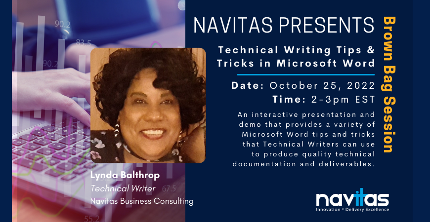 Navitas Presents: Technical Writing Tips & Tricks in Microsoft Word